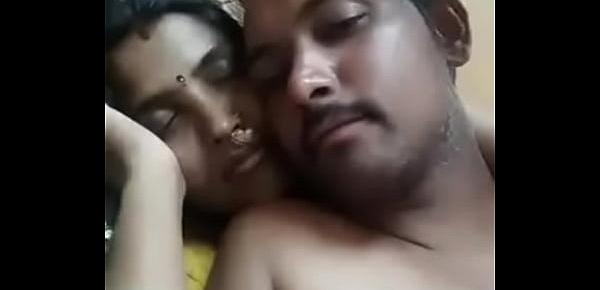  Indian Couple Getting Cosy (Snuggy) Wife Holding Hubby from Behind.mp4